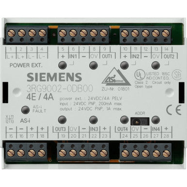 4IN/4OUT, 200MA, PNP, Screw Terminals - 3RG9002-0DA00