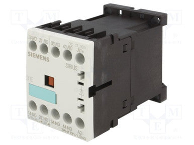 Siemens Control Relay, 3NO, 1NC, 24VDC Coil, Screw - 3RH11311JB40