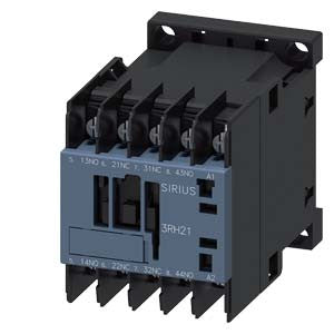 Siemens 3RH2122-4KB40-0LA0 (3RH21224KB400LA0), Contactor Relay For Railway 2No+1Nc, Dc - 3RH21224KB400LA0