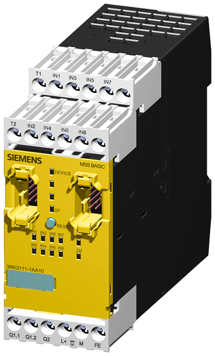 Sirius 3RK3 Series Safety Controller; 8Safety Inputs; 2 Safety Outputs; 24 V dc - 3RK3111-1AA10