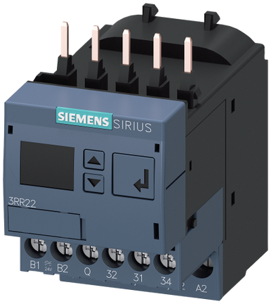 Current Monitoring Relay, 24-240 V, SPDT, 16A, Screw Terminal, 4RR2 Series - 3RR22411FW30