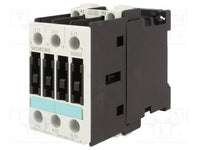 Contactor; Non-Reversing; 120VAC Coil; 17A; 3-Pole; S0; DIN Rail; SIRIUS - 3RT10251AK60