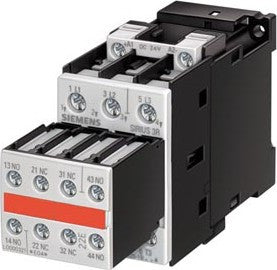 Siemens Contactor S0 17A 110VAC 3P Screw 2NO/2NC - 3RT1025-1AG24