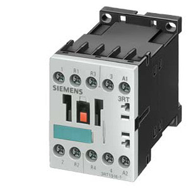 Sirius 3RT 4 Pole Contactor, 12 A, 5.5 kW, 120 V ac Coil - 3RT1517-1AK60