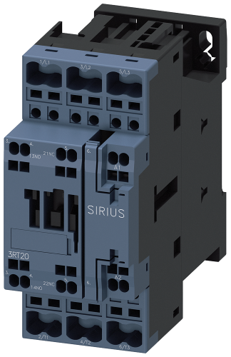 AC Contactor, 3P, 40A 690VAC(Contact), 35A 110VDC(Contact), 6.72W (Coil), AC Input(Coil) - 3RT20242EL201AA0
