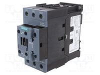 Sirius 3RT2038 3 Pole Contactor, 80 A, 37 kW, 20 - 33 V ac/dc Coil - 3RT20381NB30