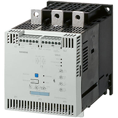 Siemens 3RW4076-6BB34, Softstarter, 385 Amps, 150HP @ 230V/300HP @ 460V, 115VAC Control Voltage, Screw Terminals - 3RW4076-6BB34