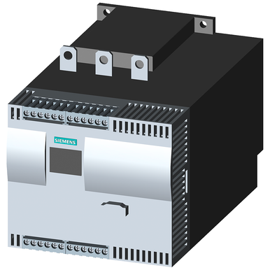 Siemens 3RW4435-6BC44, Softstarter, 117 Amps, 40HP @ 230V/75HP @ 460V, 230VAC Control Voltage, Screw Terminals - 3RW4435-6BC44