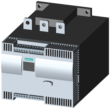 Siemens 3RW4447-6BC44, Softstarter, 385 Amps, 150HP @ 230V/300HP @ 460V, 230VAC Control Voltage, Screw Terminals - 3RW4447-6BC44