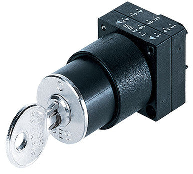 Key Switch Protection rating: IP66 Series: SIRIUS 3SB3 Switching type: Latching Function - 3SB3000-4LD01