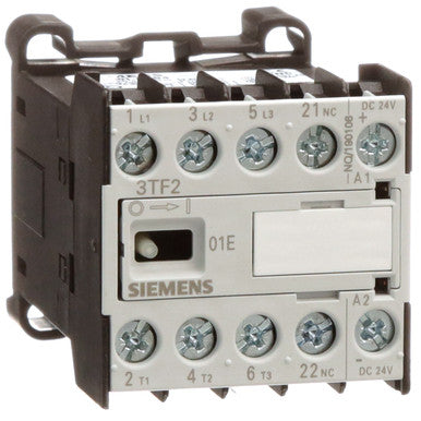 Contactor; Switching Motor; 24VDC; 9A; Size 00; 3-Pole; DIN Rail; SIRIUS - 3TF2001-0BB4