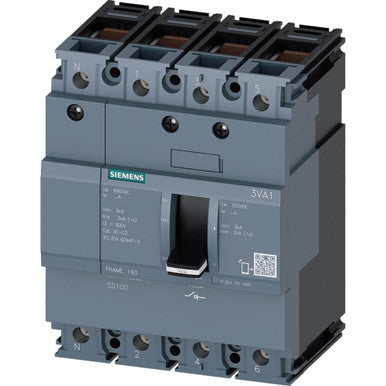 Switch disconnector 3VA1 IEC frame 160 4-pole SD100 In=125A without - 3VA1112-1AA46-0AA0