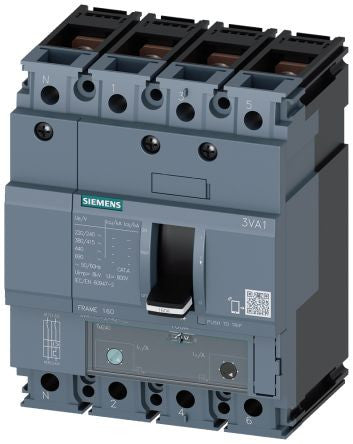 Circuit breaker 3VA1 IEC Frame 160 breaking capacity class M Icu=55 kA - 3VA1163-5EE32-0AA0