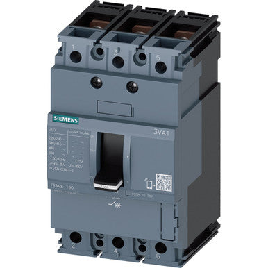 Circuit breaker 3VA1 IEC Frame 160 breaking capacity class S Icu=36 kA - 3VA1180-4ED32-0AA0