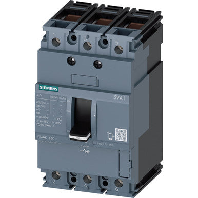Breaker 3VA11 3P 80A 70KA Fixed Thermal Fixed Magnetic Box - 3VA1180-6ED36-0AA0