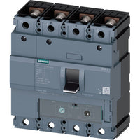 SIEMENS CIRCUIT BREAKER 3VA1 IEC FRAME 250 BREAKING CAPACITY CLASS M ICU=55KA @ 415 V 4-POLE, LINE P - 3VA1225-5GF42-0AA0