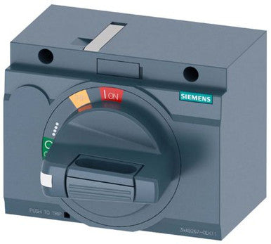 SIEMENS FRONT MOUNTED ROTARY OPERATOR STANDARD IEC IP30/40 ACCESSORY FOR 3VA2 100/160/250 - 3VA9267-0EK11