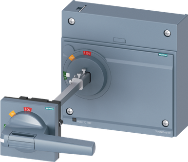 Door mounted rotary operator standard IEC IP65 with door interlock - 3VA9687-0FK21