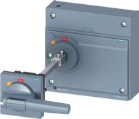 Door mounted rotary operator standard IEC IP65 with door interlock - 3VA9687-0FK21