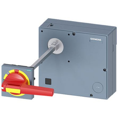Door mounted rotary operator EMERGENCY OFF IEC IP65 with door interlock - 3VA9877-0FK25