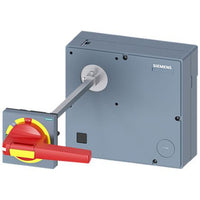 Door mounted rotary operator EMERGENCY OFF IEC IP65 with door interlock - 3VA9877-0FK25