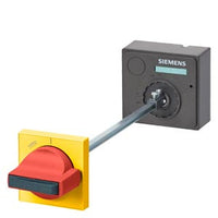 Door Operating Mechanism, For VL160X, VL160, VL250, Handle Red, Masking Plate Yellow - 3VL9300-3HG05