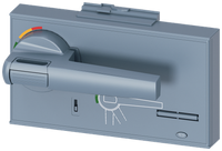 Front mounted rotary operator standard accessory for circuit breaker 3VA27 - 3VW9727-0EK11