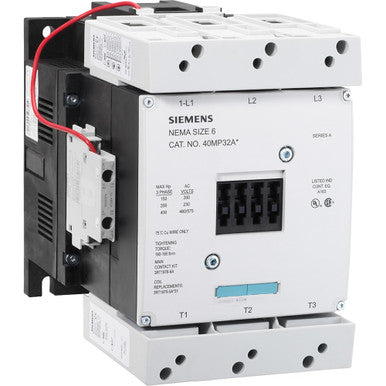 Siemens-Furnas, 40MP32AG, 3 Pole, 540 Amps, 240VAC Coil, NEMA Rated Contactor - 40MP32AG