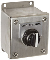 Siemens 52C156S, Class 52 Pushbutton Station Corrosion Resistant, 30 Mm Enclosure Type NEMA 4X 304 Stainless Steel With 1 Command Point A=Selector - 52C156S