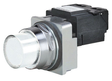 Indicator; White; 24 V type 757 lamp; plastic lens; 30 mm - 52PL4DB