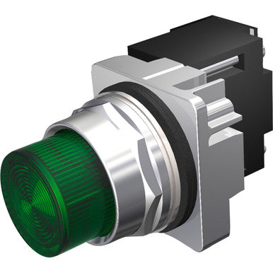 Pilot Light Led Mod 24V Green Plastic - 52PL4L3