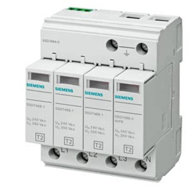 Surge arrester Type 2 Requirement class C UC 350V Pluggable protective modules - 5SD74640