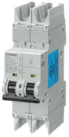 Miniature Circuit Breaker, 5SJ4 Series, 2A, 2 Pole, 277/480V AC, 10kA, D Curve - 5SJ4202-8HG42