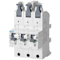 Main Miniature Circuit Breaker (shu), 3X 1-POLE, E 35A, 230/400 V Mounting on 40 Mm Busbars - 5SP38352