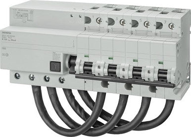 Equipment Leakage Circuit Breaker, 4 Pole(s), 100A, 230VAC, DIN Rail - 5SU1374-7DK81