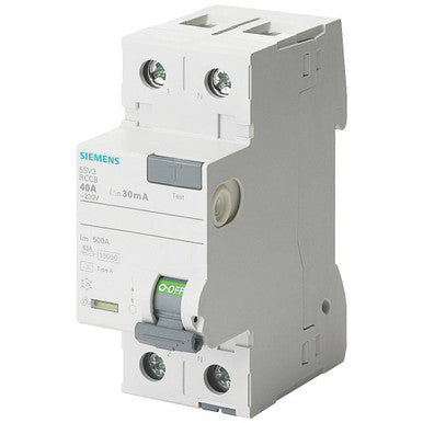 Residual current operated circuit breaker, 2-pole - 5SV33123