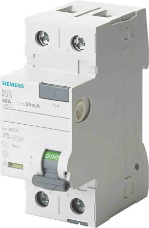 Residual current operated circuit breaker, 2-pole - 5SV3314-3