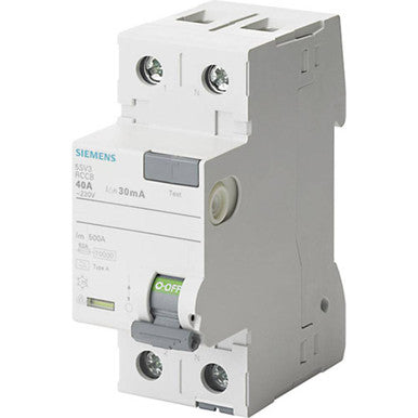 Residual current operated circuit breaker, 2-pole, type A, In: 80 A, 300 mA, Un AC: 230 V - 5SV3617-6