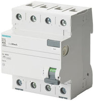 Residual current operated circuit breaker, 4-pole, Type AC, In: 80 A, 30 mA, Un AC: 400 V - 5SV4347-0