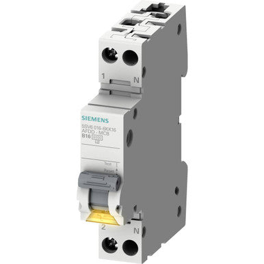 Siemens 5SV60166KK10 AFDD 10A 230V compact residual current Circuit Breaker - 5SV60166KK10