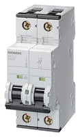 Siemens 5SY4263-5 Mini Circuit Breaker, UL 1077, 2-Pole, 63 Amps, 480VAC, A Trip Curve, 10 kA - 5SY4263-5
