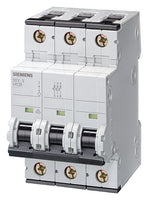 Siemens 5SY6363-7 Mini Circuit Breaker, UL 1077, 3-Pole, 63 Amps, 480VAC, C Trip Curve, 6 kA - 5SY6363-7