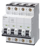 Siemens 5SY6432-7 Mini Circuit Breaker, UL 1077, 4-Pole, 32 Amps, 480VAC, C Trip Curve, 6 kA - 5SY6432-7