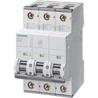 Siemens 5SY7363-7 Mini Circuit Breaker, UL 1077, 3-Pole, 63 Amps, 480VAC, C Trip Curve, kA - 5SY7363-7