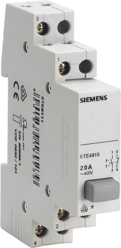 Circuit Breaker Accessories, Switching Device, Sentron, 20A, 2NO, Pushbutton, 400V - 5TE4811