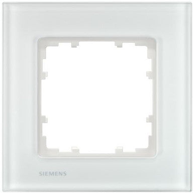 DELTA miro glass Frame 1-fold Authentic material white glass 90x 90 mm - 5TG12011
