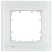 DELTA miro glass Frame 1-fold Authentic material white glass 90x 90 mm - 5TG12011