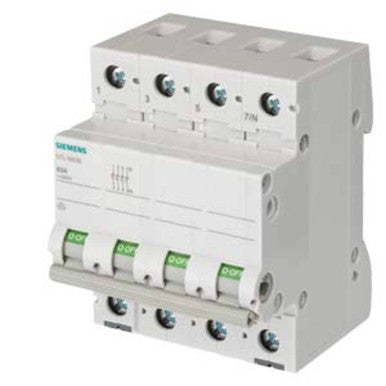 Switch disconnector on-off switch 125 A 3-pole + N - 5TL1692-0