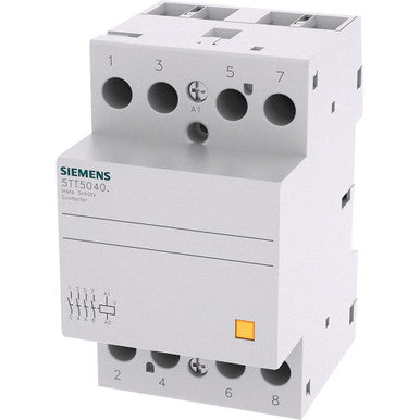 INSTA contactor with 4 NO contacts Contact for 230 V AC 400V 40A Control 230 V - 5TT50400