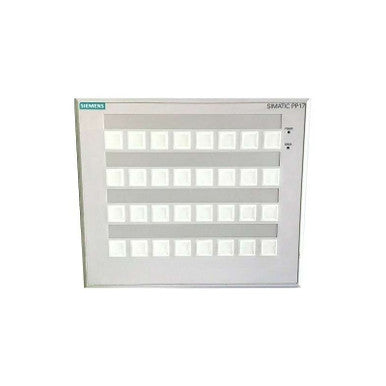 Push Button Panel PP17 II 32 short-stroke keys, 32 surface LEDs, 16 DI and 16 DO terminals PROFIBUS DP12 - 6AV3688-3ED13-0AX0